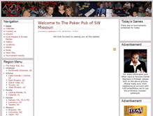 Tablet Screenshot of branson.thepokerpub.com