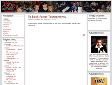 Tablet Screenshot of lawrence.thepokerpub.com